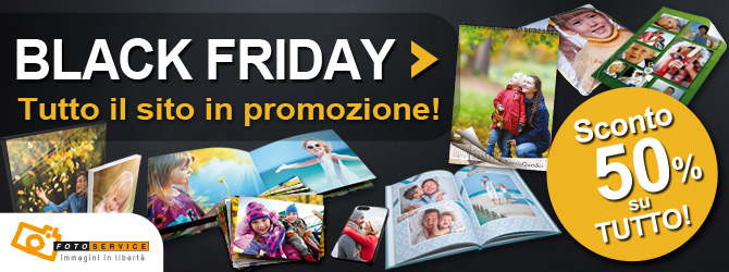 “Black Friday Days”: 3 giorni di sconti incredibili ti aspettano su Fotoservice!